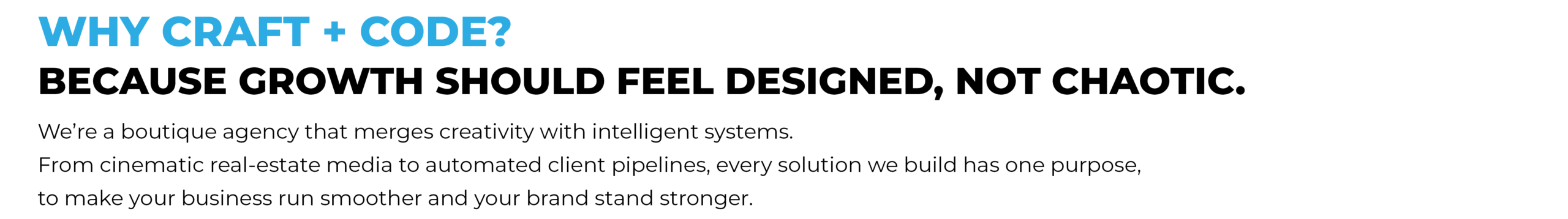 Why Craft and Code 2