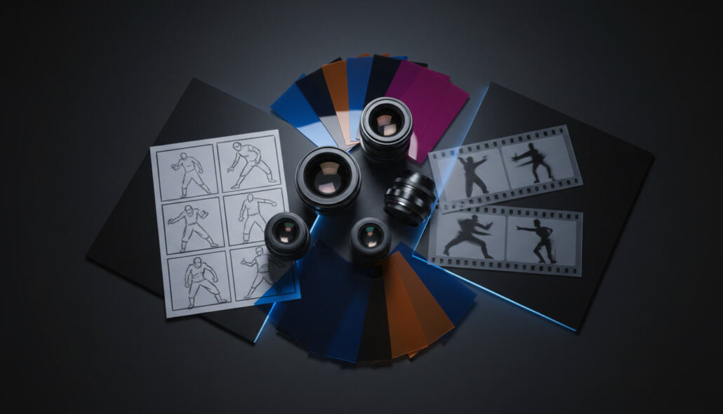 gemini-2.5-flash-image_Cinematic_studio_flat_lay_featuring_high_end_video_production_elements_arranged_-0