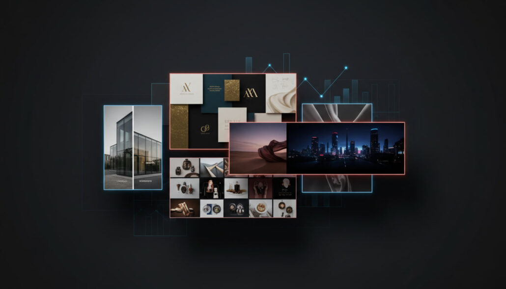 gemini-2.5-flash-image_Dark_cinematic_collage_featuring_layered_project_snapshots_arranged_in_a_sleek_m-1